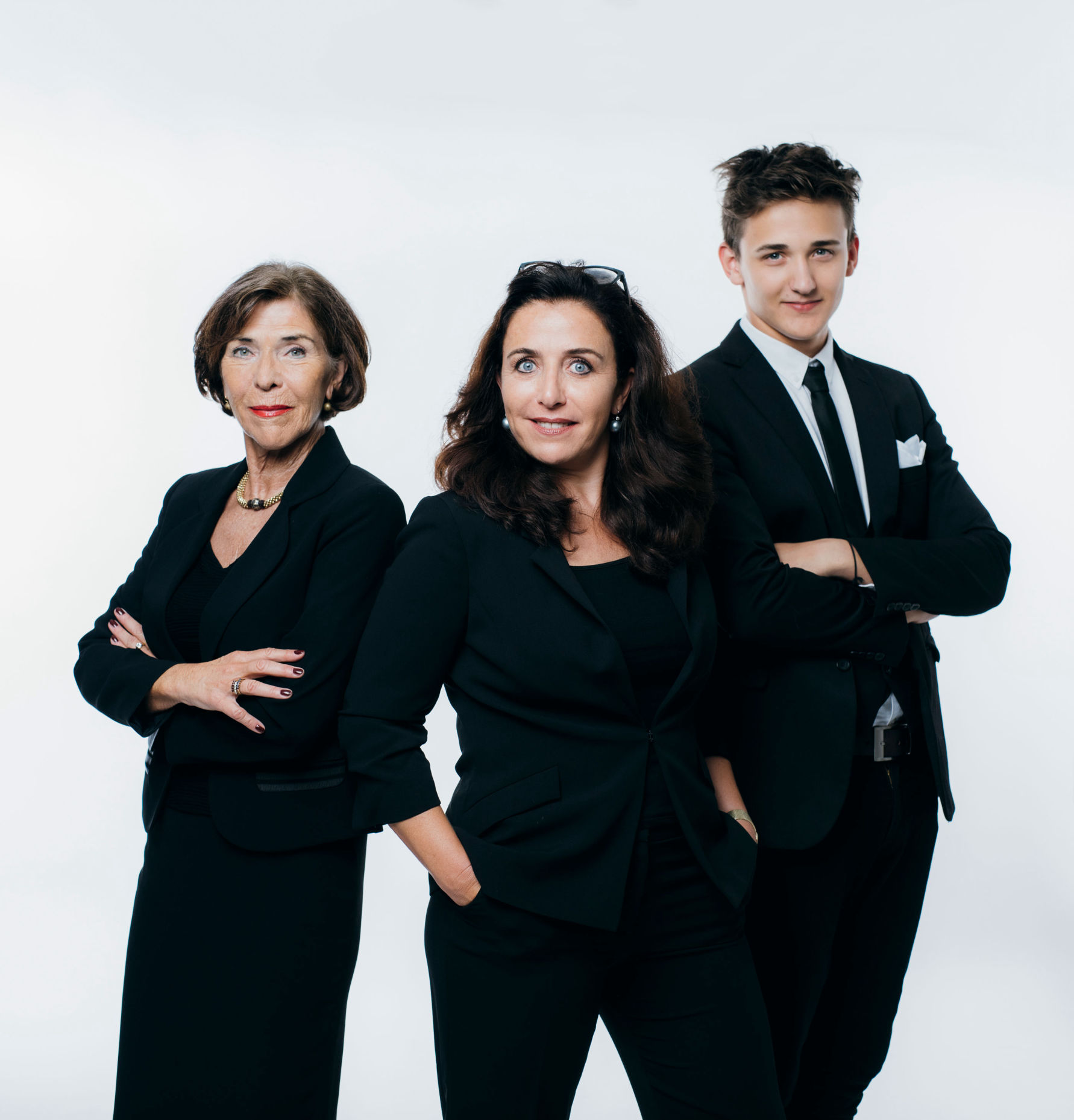 Gaube Familienunternehmen: Gründerin Elisabeth Gaube, Geschäftsführerin Martina Silly-Gaube und Nachwuchstalent Martin Silly